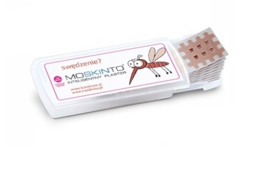 MOSKINTO 24 pleisters voor insectenbeten, beige, 27mm x Productafbeelding 