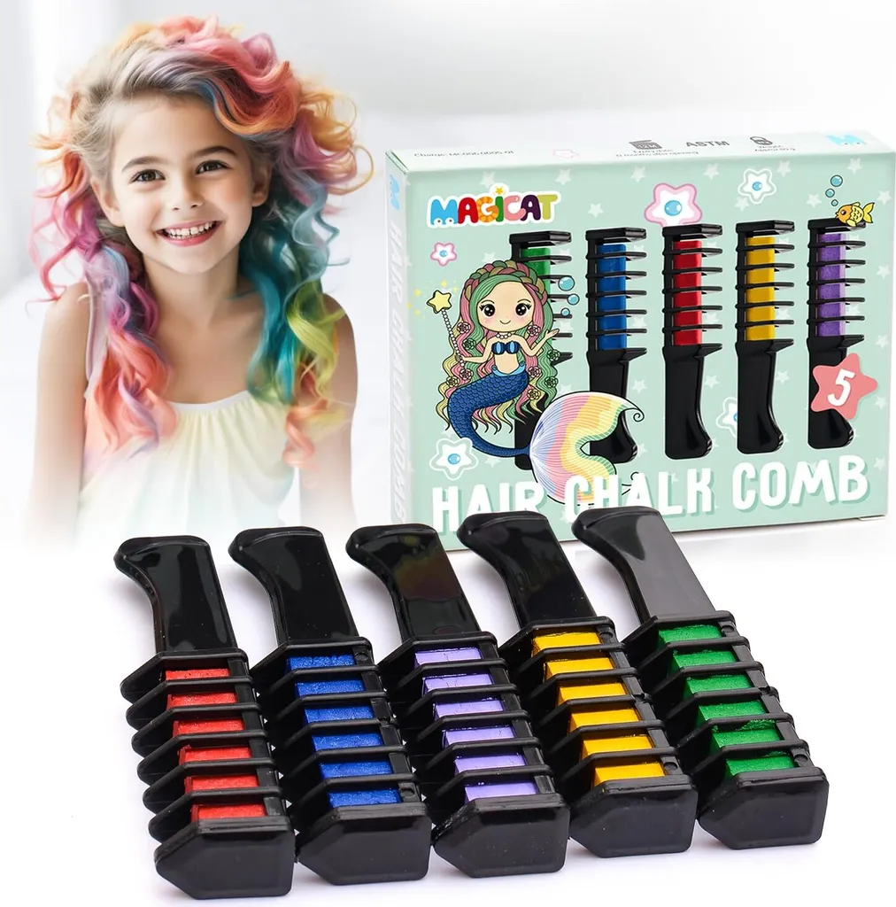 Magicat Hair Chalk Set: Il Trend dei Capelli Colorati per Bambini