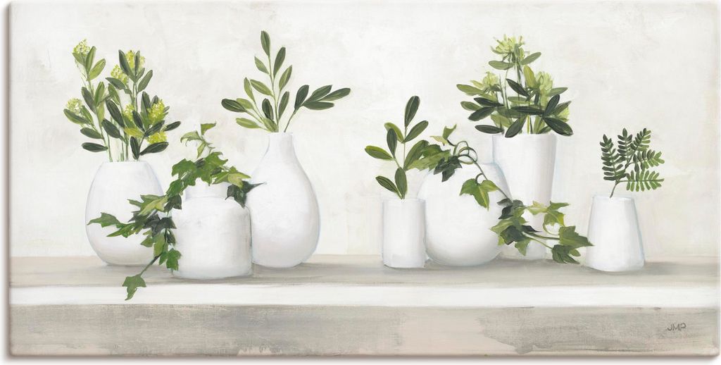 ARTland Leinwandbild Plant Life Größe: 40x20 cm