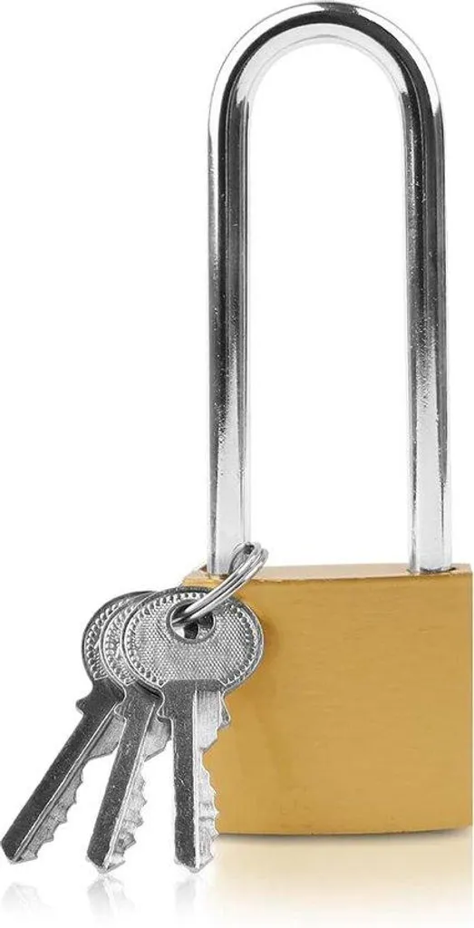 Cadenas anti-perte 38 mm jaune pour identifier et protéger vos effets personnels
