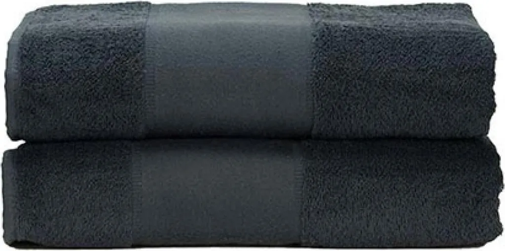 Serviette de bain Graphite A&R 701.50 PrintMe grand format 70x140 cm