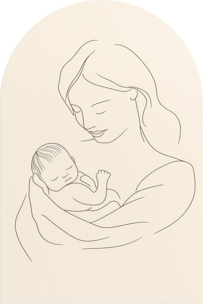 DEQORI Fototapete Rundbogen 100x150 cm 'Spontanverliebt' Wand Tapete Leinwand Sticker