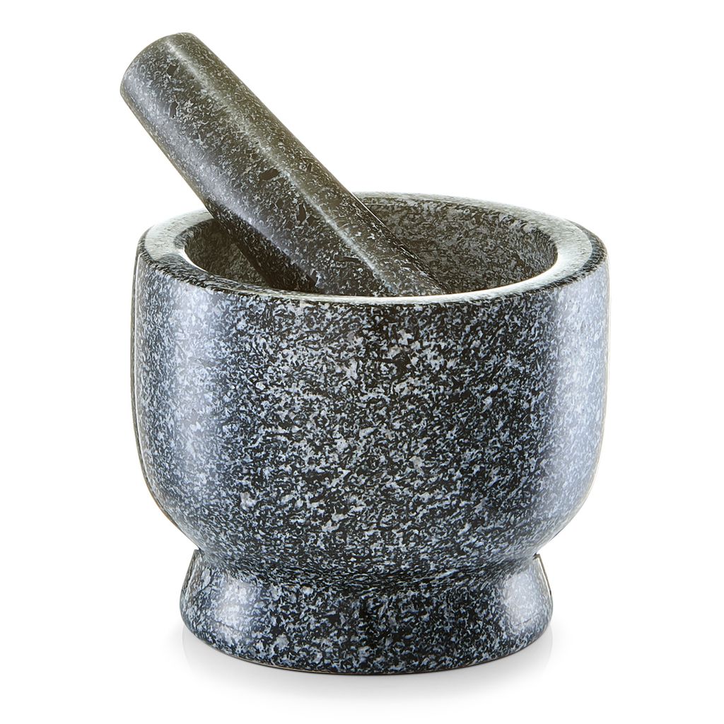 Zeller Mörser & Stößel-Set, Granit, anthrazit Ø12x10