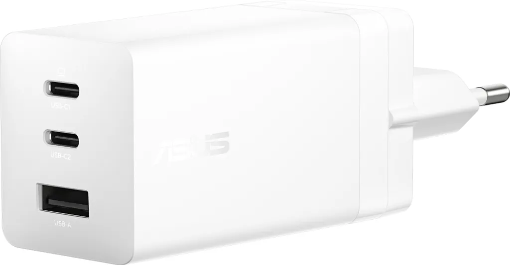 ASUS 100W USB-C GaN Charger Bianco: Ricarica Interna Fast AC