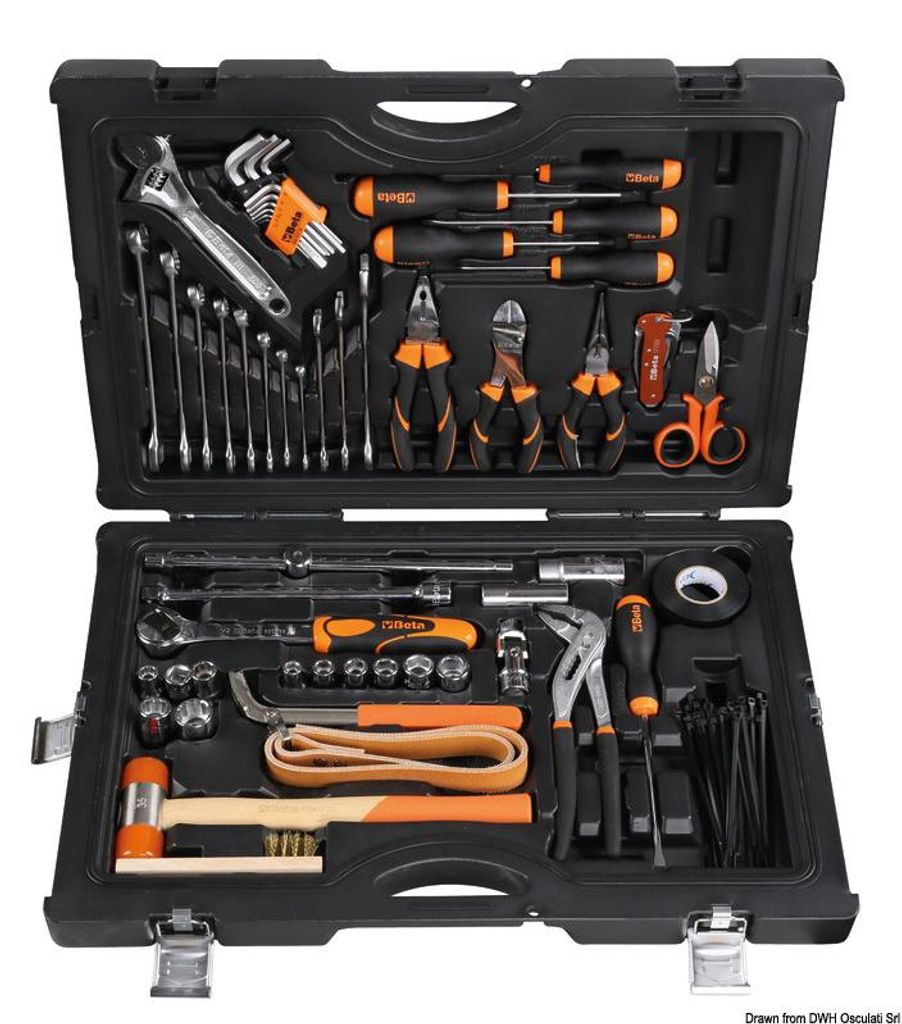 Wartungsbox BETA UTENSILI aus schlagfestem Kunststoff - Osculati 47.360.01