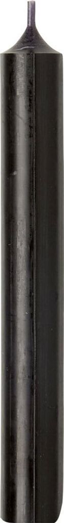 Stabkerzen aus Paraffin, 180/22 mm, Schwarz, KERZENFARM Produktbild 1