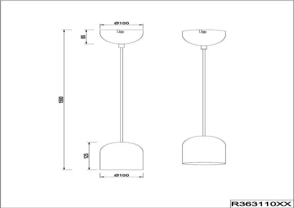 Sospensione Bianca Minimal 150 cm | Lampada Regolabile Loft Style