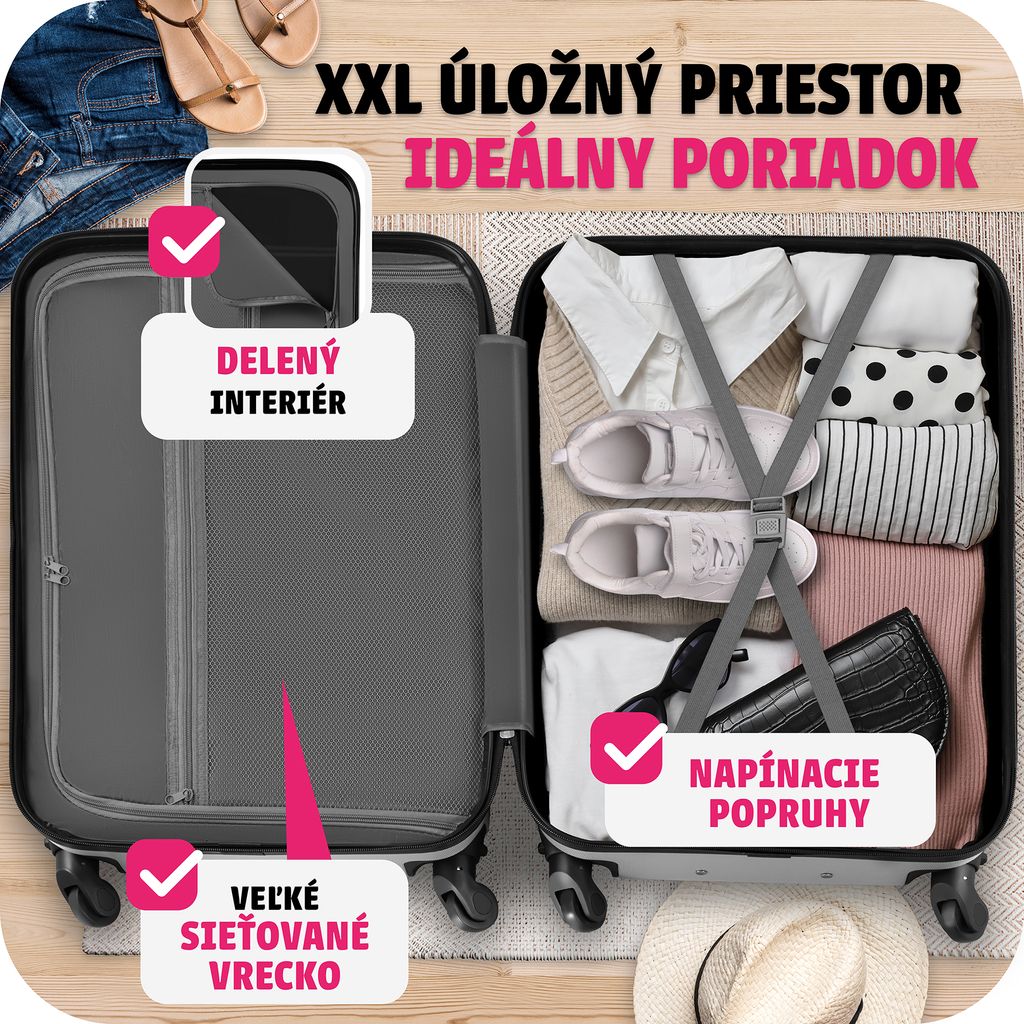 4-dielna súprava pevných puzdier vyrobená z odolného plastu Obrázok produktu 8