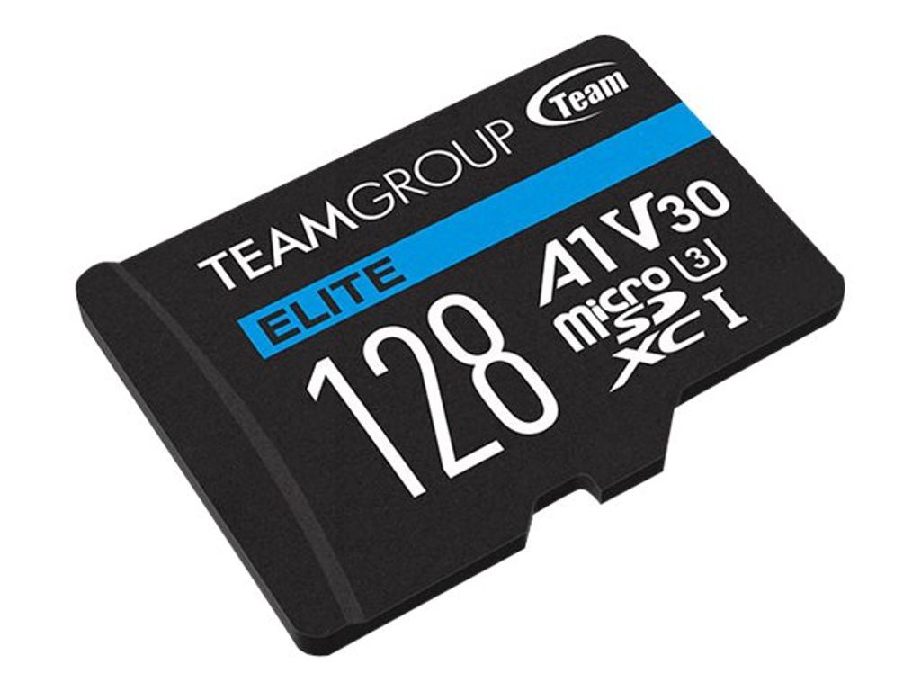 Flash card Micro-SD 128GB-XC Team Elite A1 V30 Produktbild 