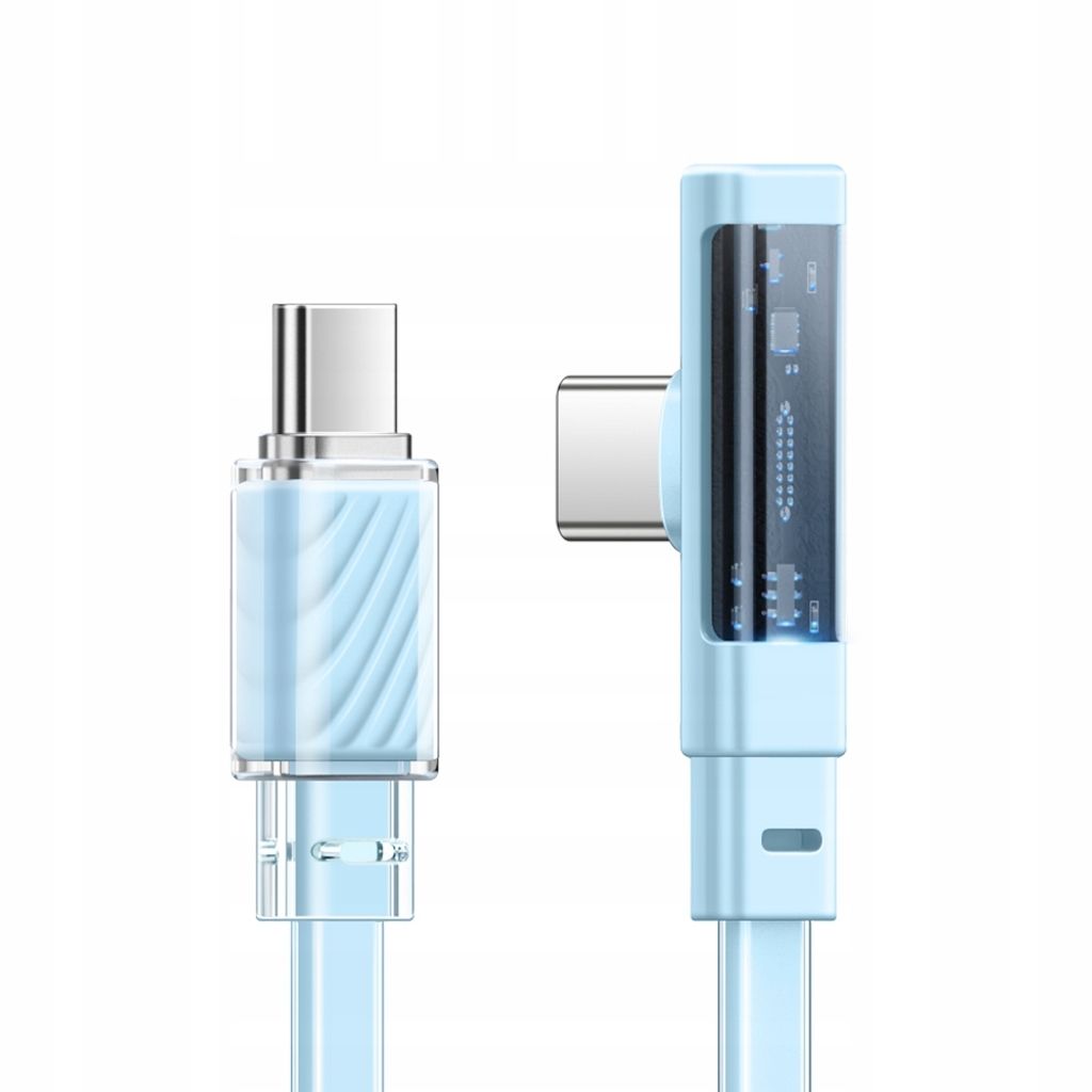 Mcdodo Hochgeschwindigkeits-Usb-C Pd 65W 1.2M-Winkelkabel Blau