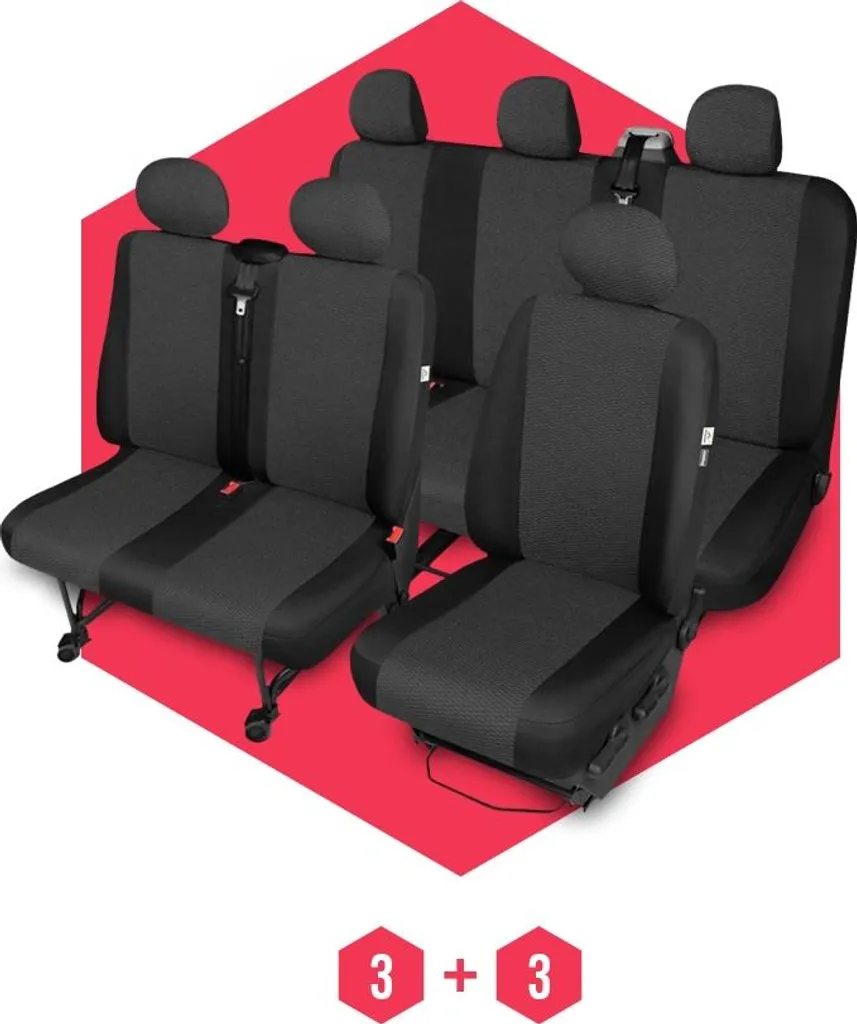Coprisedili per auto coprisedili per furgoni per Peugeot Expert III (16-) BUS 6 posti