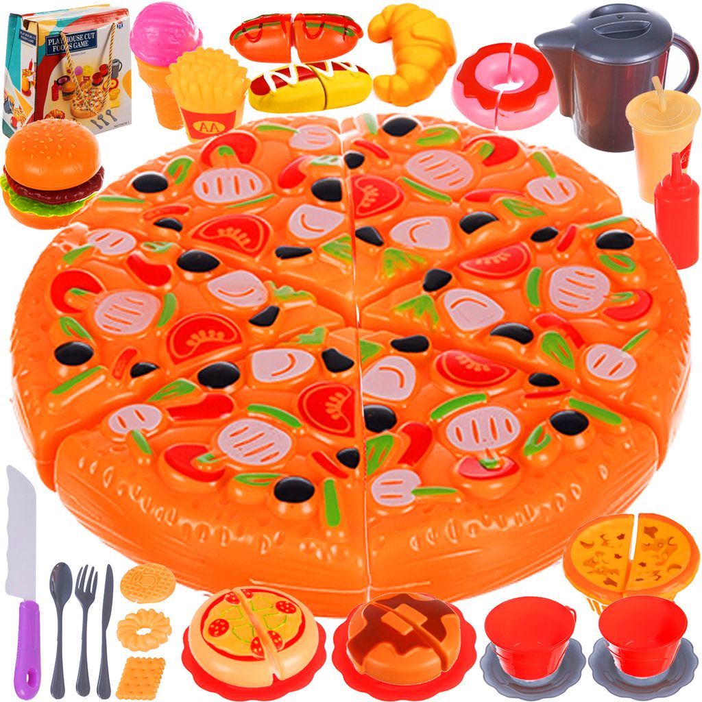 Hračka do kuchyne Plastová hračka Pizza Fast Food 22406 Obrázok produktu 