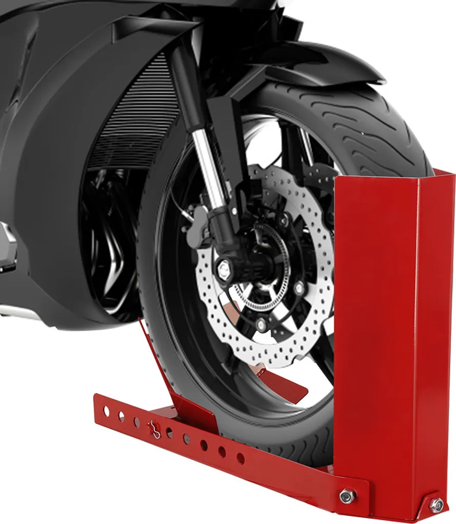Béquille de stand moto pour graissage de chaîne et entretien de roue