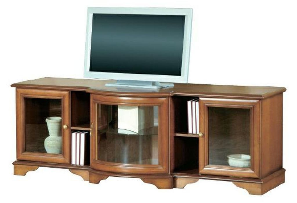 Klassischer Unterschank Fernsehschrank TV Schrank RTV Kommode Landhaus Z1-RTV