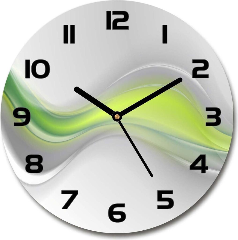 Wanduhr aus Glas 30fi Glasbild Glasuhr Gehärtetes Glas - Produktbild 