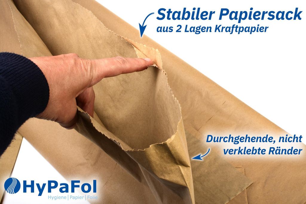 Hypafol Papiermüllsäcke 50 liter|50 Stück, 2-lagig, Produktbild 5