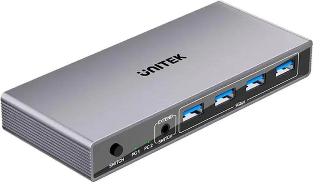 Commutateur KVM DisplayPort 8K 60Hz avec 2 Ports USB 3.0 Haute Vitesse