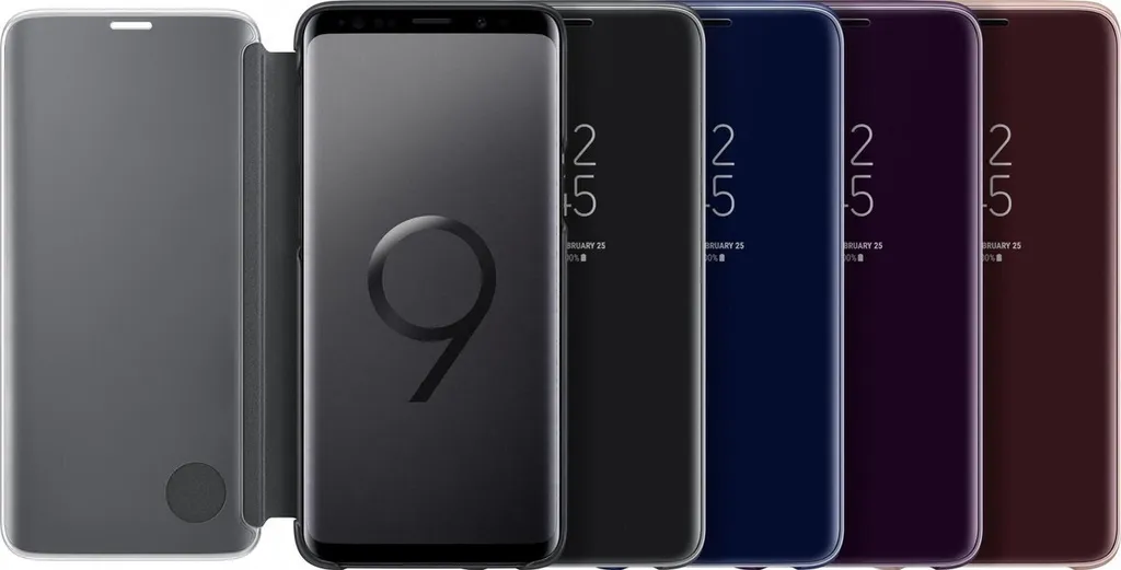 Coque Samsung S9 Violette Clear View avec Fenêtre Interactive - 10