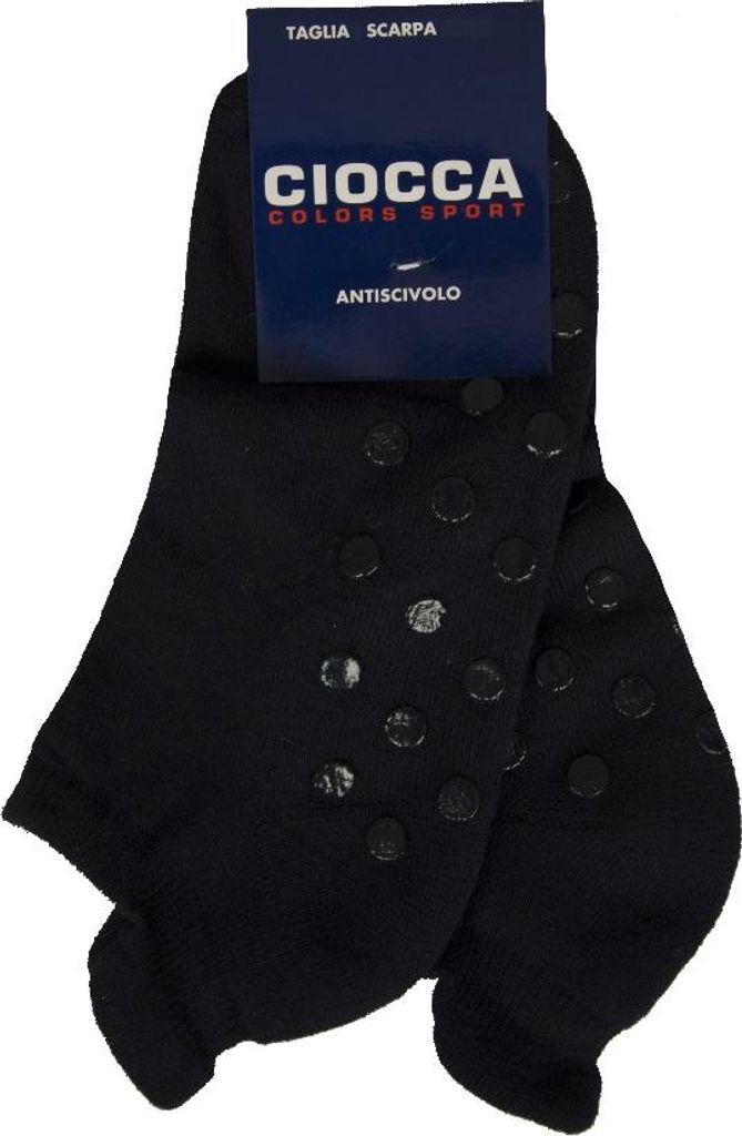 Ein Paar Socken Niedrige Socke rutschfeste rutschfeste Unisex CIOCCA Artikel 244 / A., 2-39/42, Poliammide 9%,Elasthan 1%,Acrilica 90%