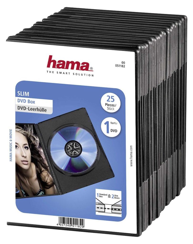 25 Boitiers Dvd Slim Image du produit 