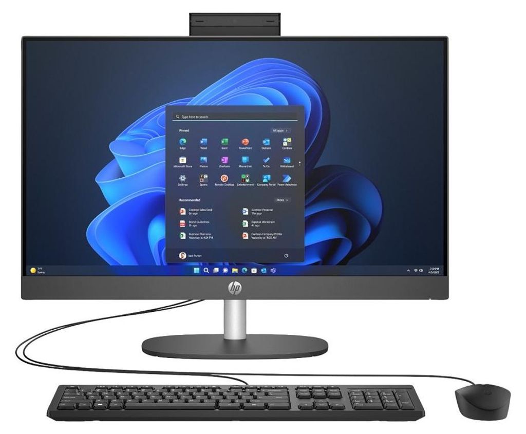 HP ProOne 245 G10 All-in-One PC AMD Ryzen 7 7730U - All-in-One mit Monitor - AMD R7