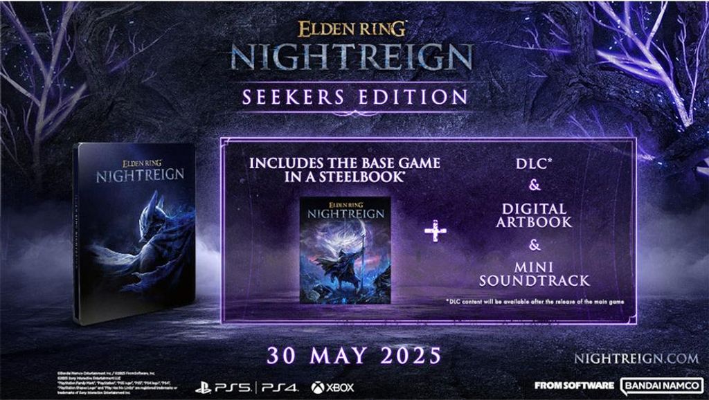 BANDAI NAMCO Entertainment ELDEN RING NIGHTREIGN Seekers Edition (XSX), Xbox Series X, Multiplayer-Modus, M (Reif), Physische Medien