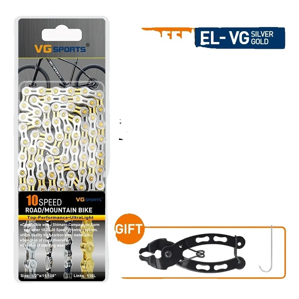 Chaîne de vélo 10 vitesses VG pour rénovation transmission VTT