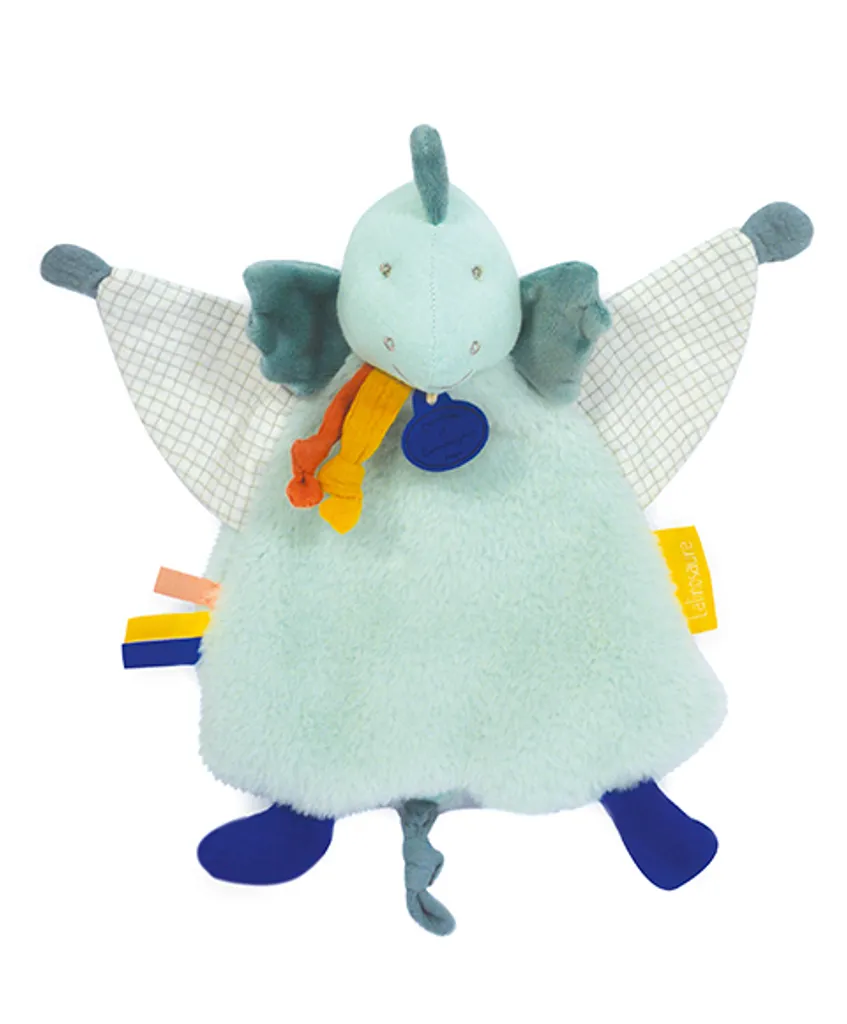 Doudou Vert Crapaud Dinosaure 25 cm - Matière Extra Douce pour Bébé - 4