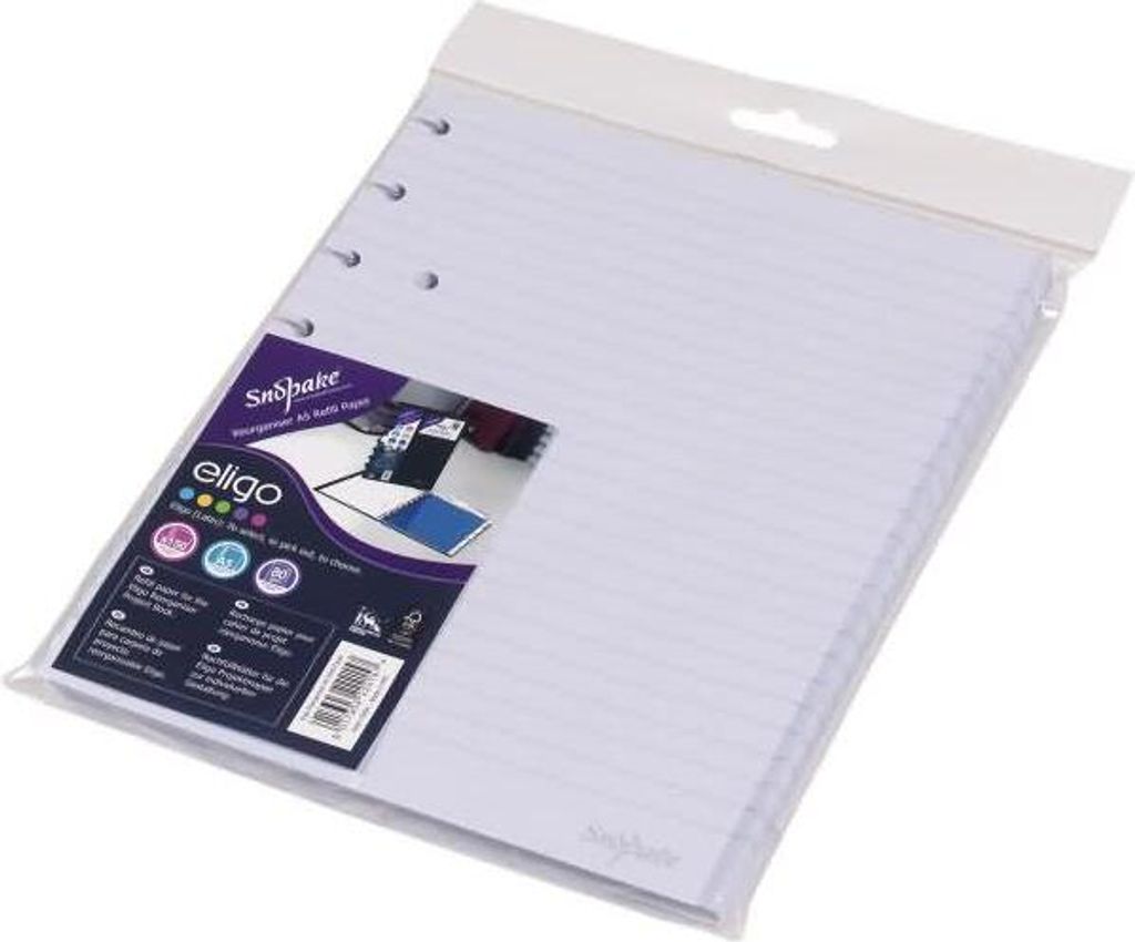 Refill für Eligo ReOrganiser A5 80g/qm liniert VE=150 BLatt