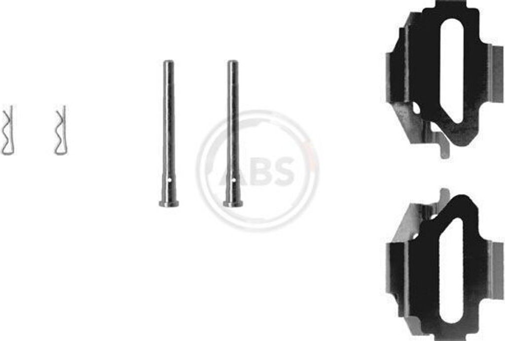 A.B.S. 1168Q Zubehörsatz Scheibenbremsbelag Hinten für FORD Produktbild 