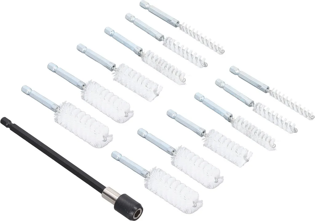 Spazzole Pulizia Fori per Trapano | Kit Filo Ritorto Acciaio Inox