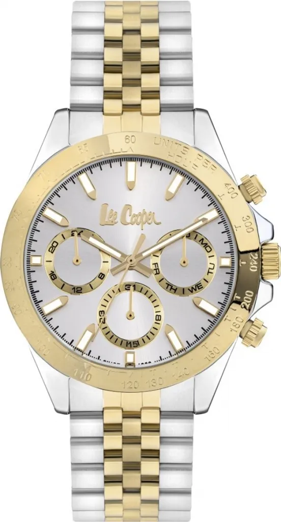 Montre Homme Lee Cooper LC07963.230 Or - Bracelet Acier au Style Chic