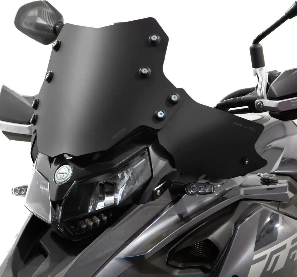 Saut-de-vent sport noir mat ISOTTA pour moto Benelli TRK 502 de 2024