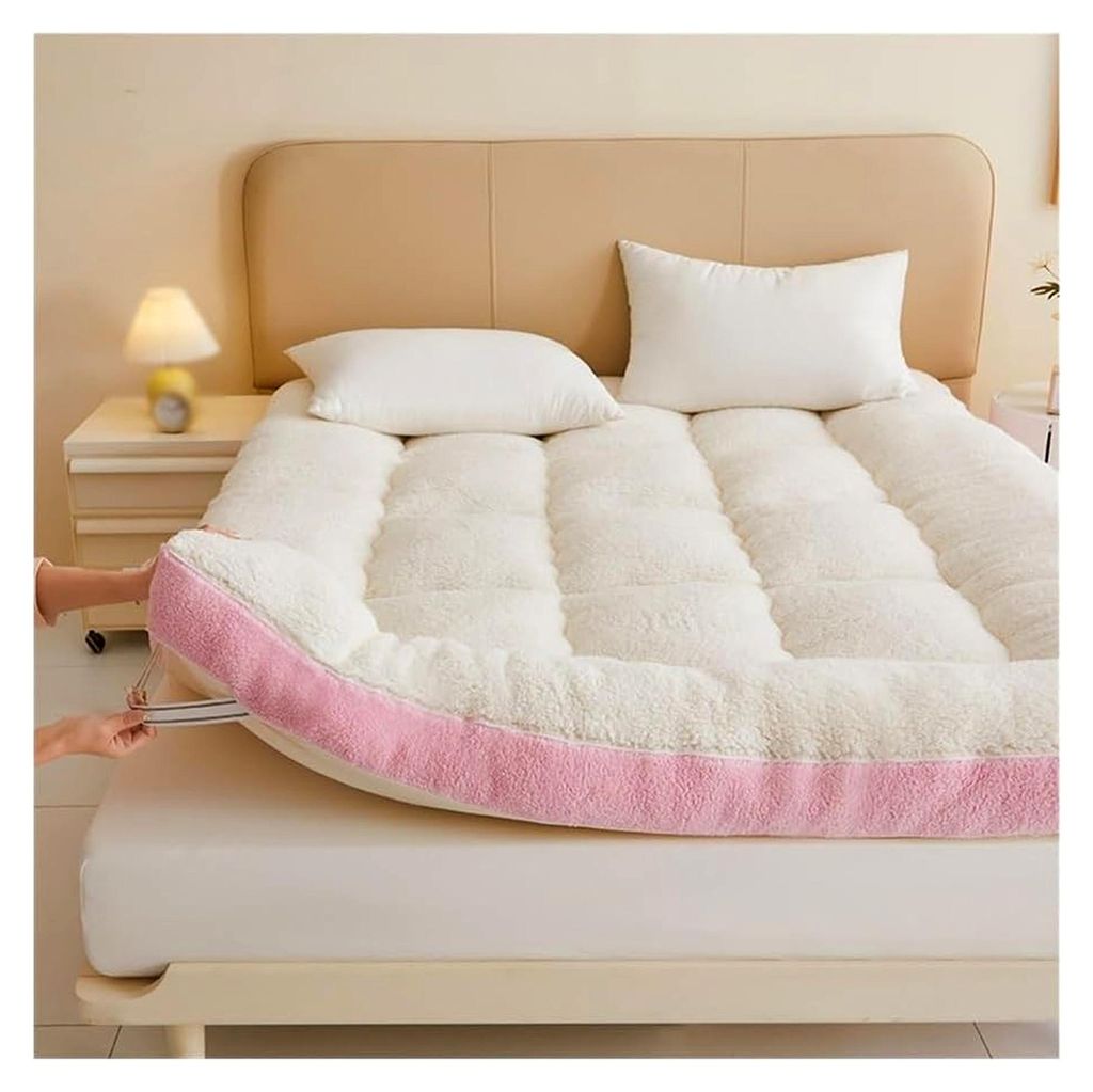 Japanische Bodenmatratze, faltbare Futon-Matratze, rollbare Matratze, Queen-Size-Schlafmatte für Erwachsene (200 x 220 cm)