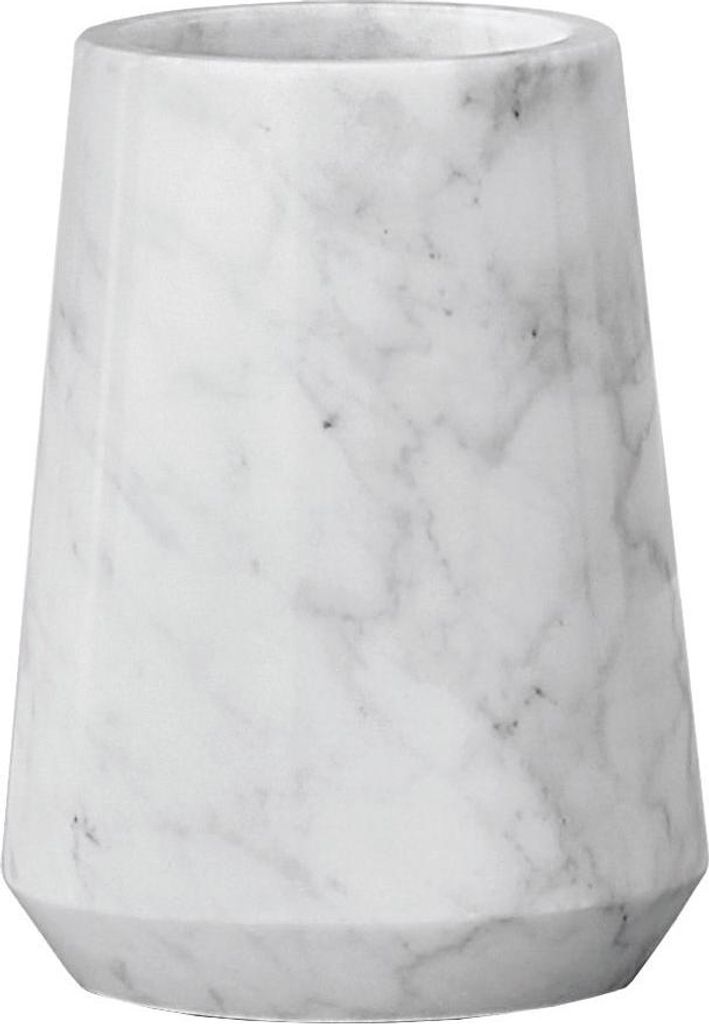 Kleine Wolke Zahnputzbecher CARRARA Weiß