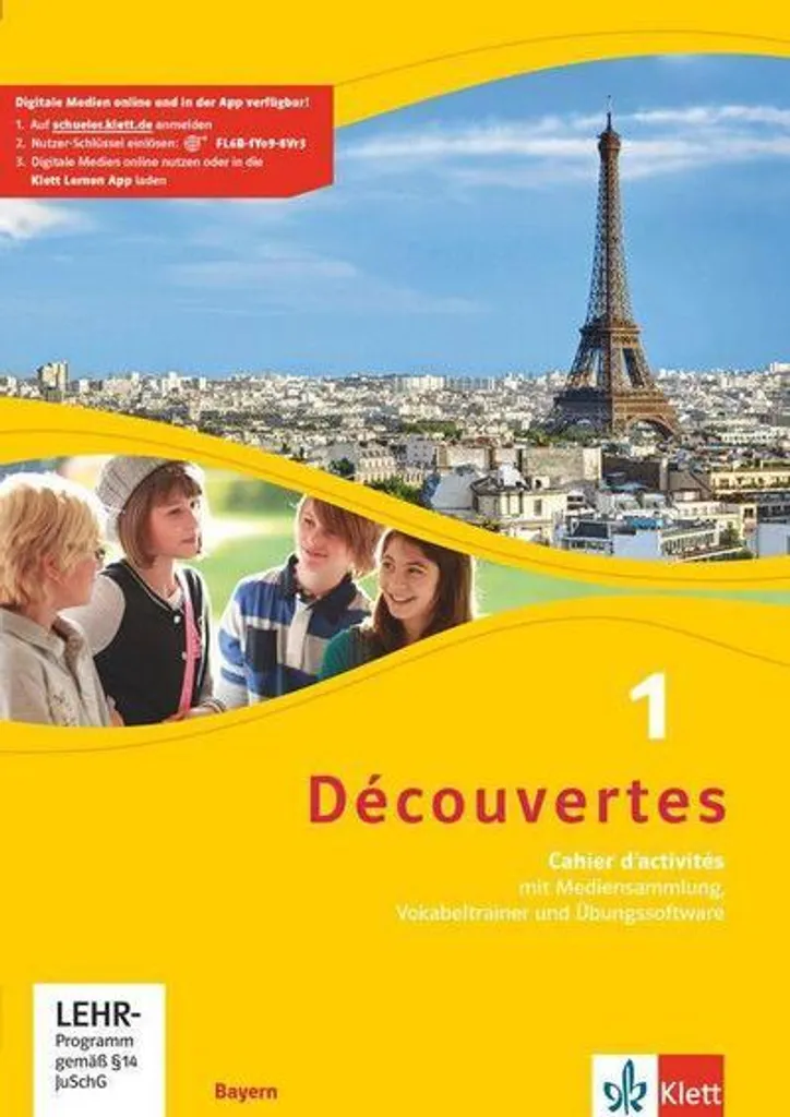 Livre d'allemand Découvertes 1 Ausgabe Bayern pour débutants en langue
