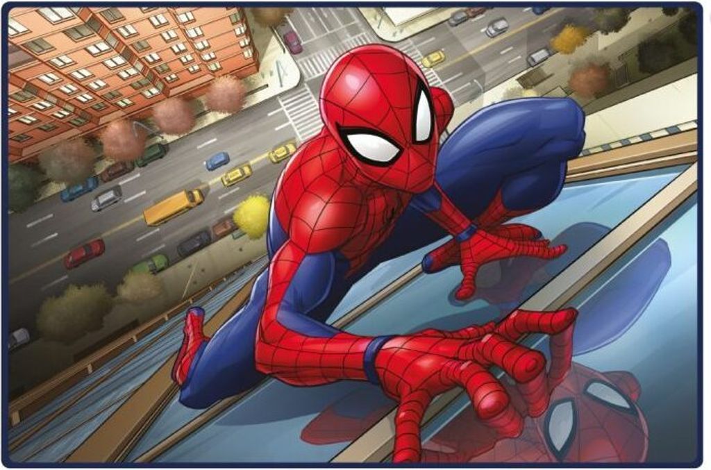 Spiderman II Kinderteppich 80x120 cm – rutschfest & Produktbild 