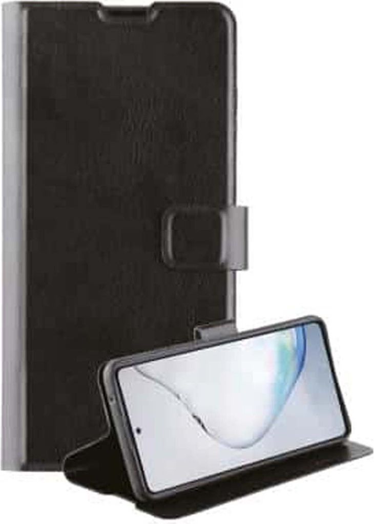 VIVanco Smartphone Buchklapptasche kompatibel mit Samsung Galaxy Note 10 Lite, Inkl. 3 Kreditkartenfächer mit RFID Blocker, Easy Slide Out Funkt...