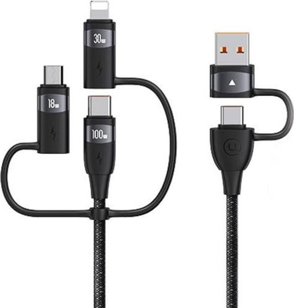 Usams Kabel U85 2Xusb-C/Usb/Micro-Usb/Lightning 6W1 1,2M Image du produit 