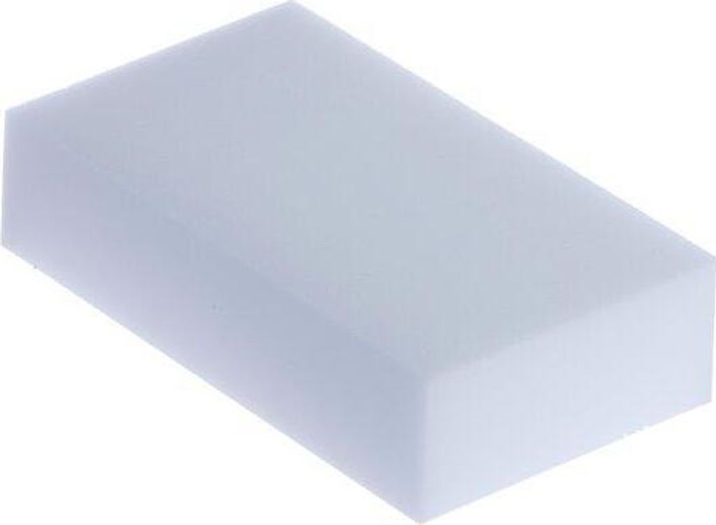 CleanSV Melaminschwamm - Schmutzradierer 10 Stück Pack weiß Produktbild 