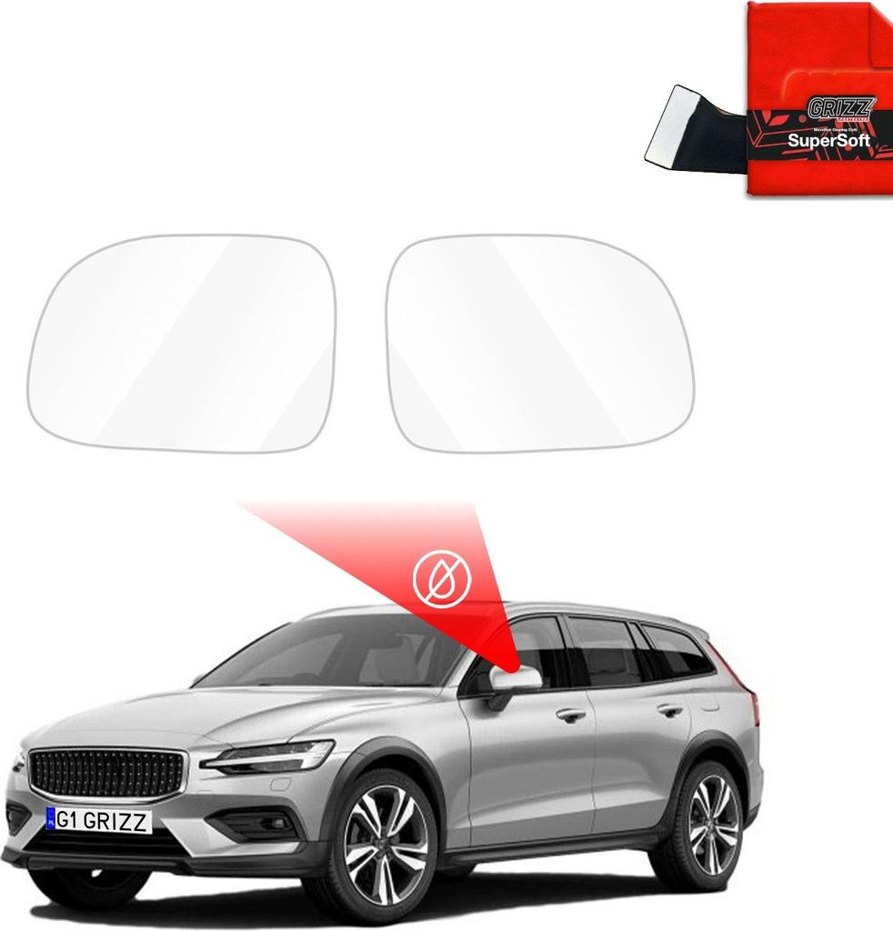 Regenschutzfolie Grizz Protector für Außenspiegel - Volvo V60 Cross Country (2018-2023)