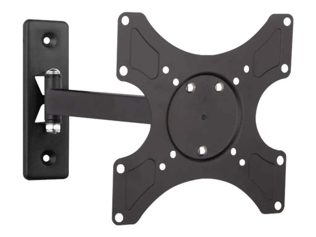 Support Mural TV Articulé pour Écran 19 à 37 Pouces Noir Techly ICA-LCD-2901