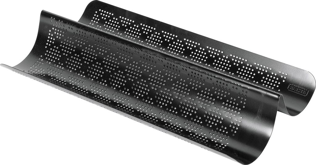 KAISER stampo per baguette perforato per 2 baquettes nero Immagine del prodotto 