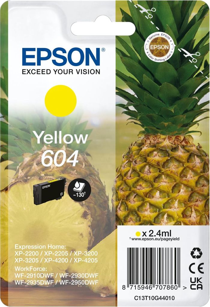 Epson 604 Singlepack - 2.4 ml - Gelb - original