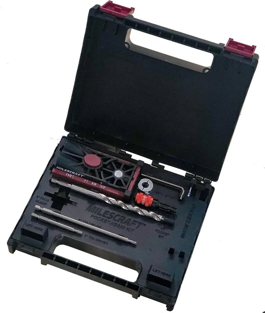Assembler sans vis apparentes grâce au PocketJig200t SET Milescraft