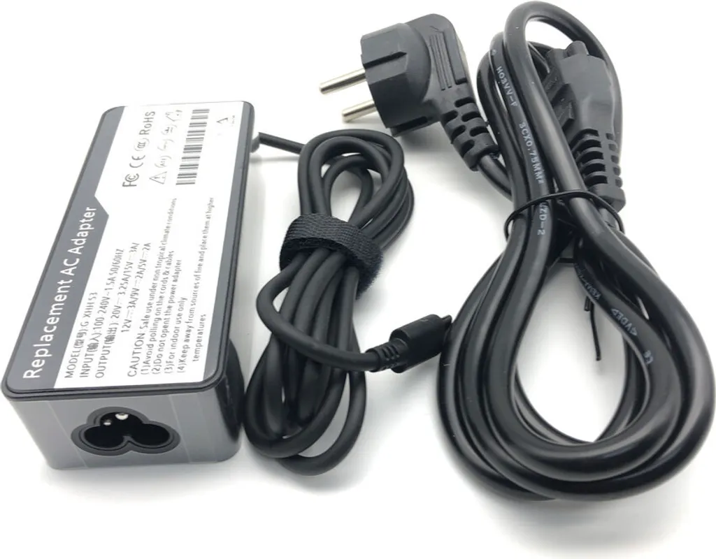 Alimentatore Lenovo 65W Type-C - Ricarica Fast per ThinkPad L380 L480