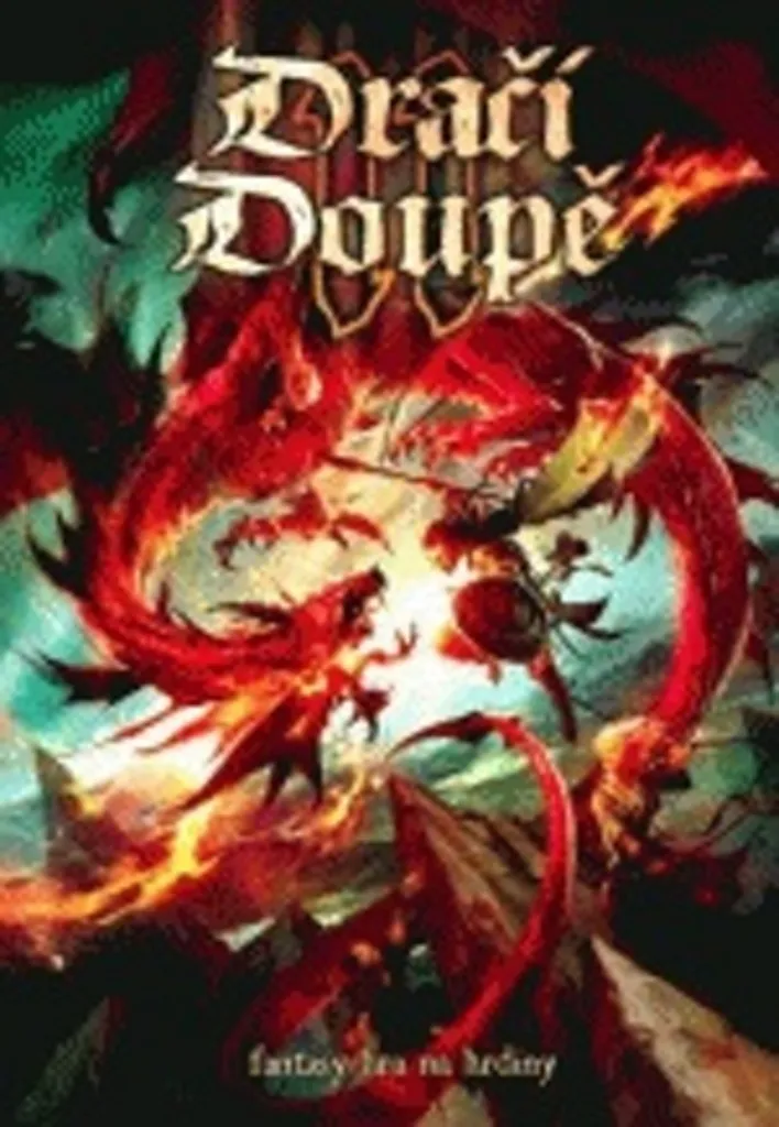 Livre Fantasy Dračí doupě II avec Système de Jeu Narratif Innovant