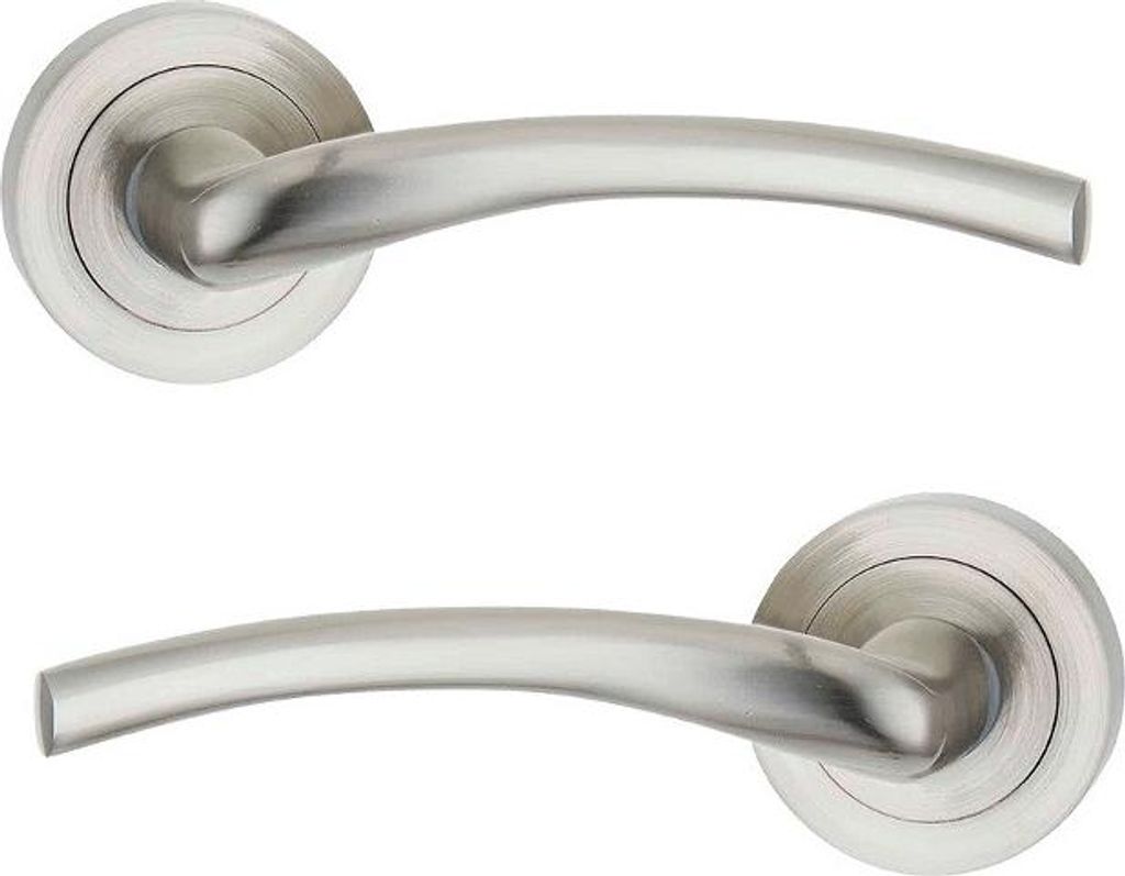 AGRA Satin Runder Klassischer Universeller Türgriff aus Aluminium für den Innenbereich