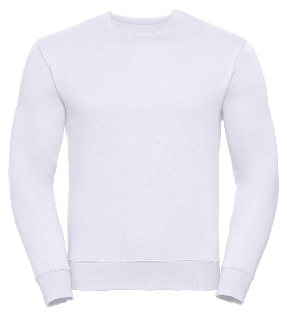 Russell - Sweatshirt für Herren angesetzte Ärmel RW8936 (L) (Weiß)