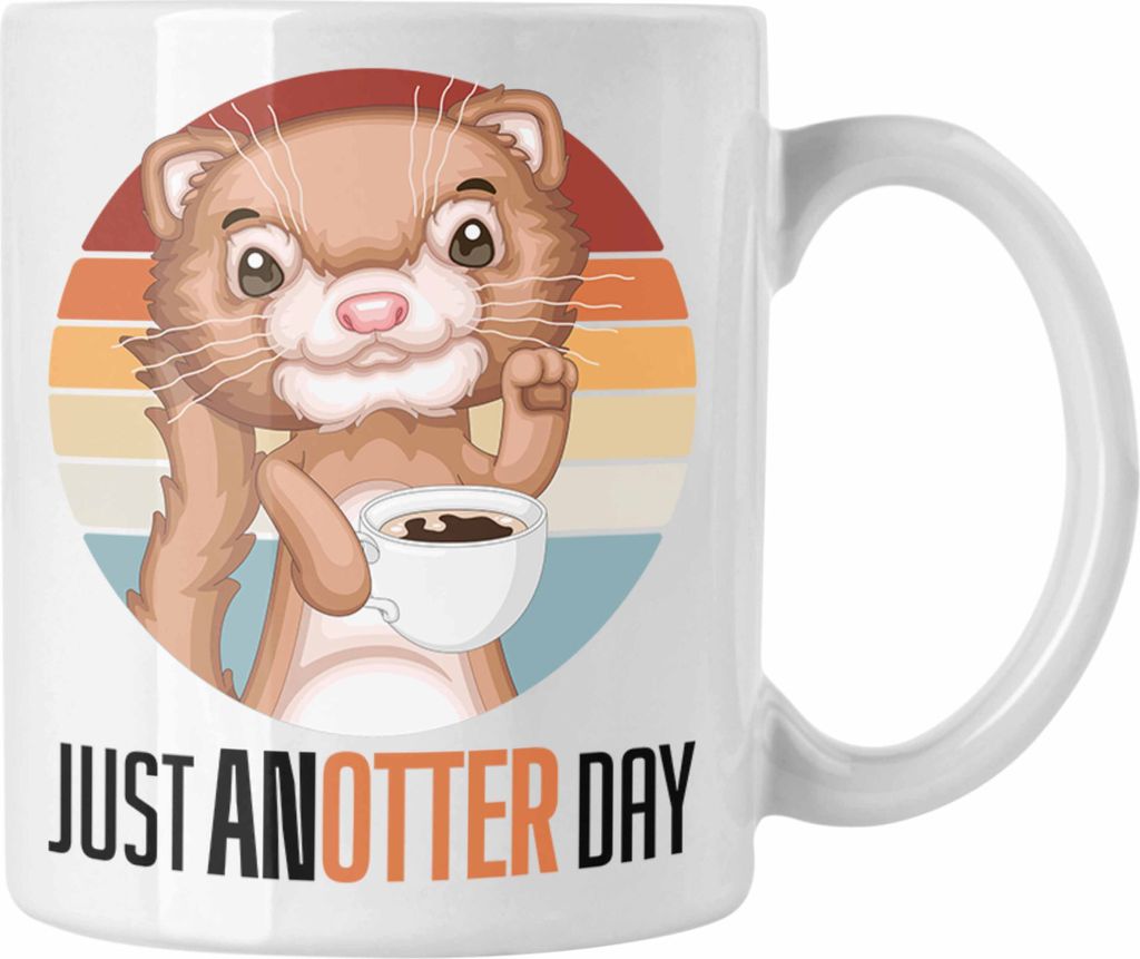 Trendation - Just Anotter Day Tasse Becher Lustige Kaffeetasse Kaffeetrinker Geschenkidee Kollegin Büro (Weiß)